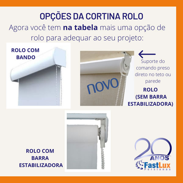 Bandô / Case para Rolô (disponível nas cores branca, bege, marrom e preto)