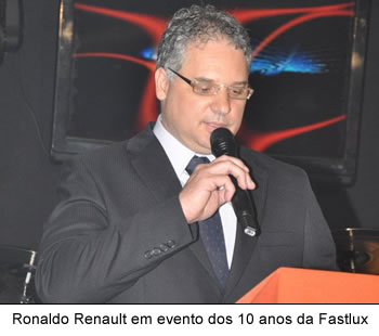 Ronaldo Renault em evento dos 10 anos da Fastlux