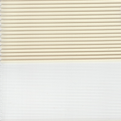 Dual-Roll Plisse Beige
