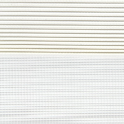 Dual-Roll Plisse White
